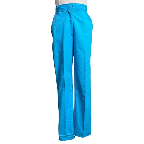Vintage 60s/70s Robins Egg Blue Wrangler Pants 9 - Picture 1 of 7